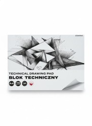 Blok techniczny A4 biały 170g 10k Starpak (587755)