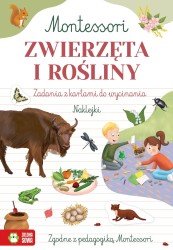 Książka dla dzieci Montessori. Zwierzęta i rośliny Zielona Sowa