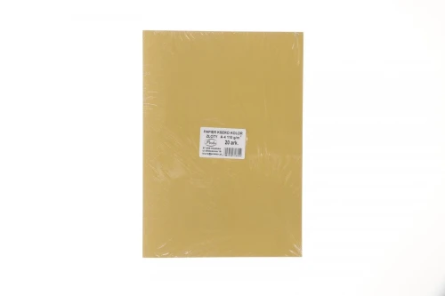 Papier kolorowy A4 złoty 20k. 110g Protos