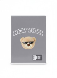 Zeszyt A5 NYC MOOD 32k. 70g linia podwójna kolorowa Unipap