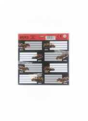 Naklejka na zeszyt Backup 8 Derform (NNZB8A70)