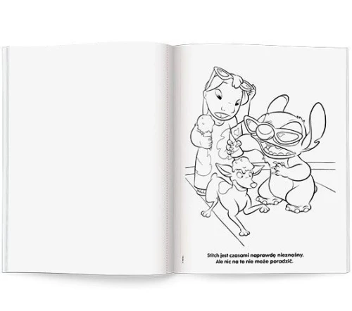 Książka dla dzieci Stitch. Malowanka z Farbami Ameet (KFF 9101)