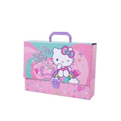 Teczka kartonowa na suwak Hello Kitty A4 mix Patio (13150PTR)