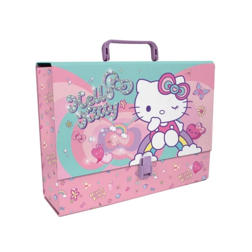 Teczka kartonowa na suwak Hello Kitty A4 mix Patio (13150PTR)