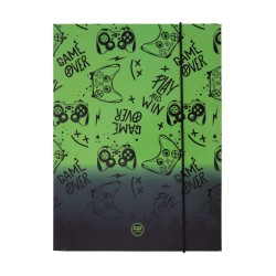 Teczka kartonowa na gumkę Coolpack GAME OVER GRADIENT GREEN A4 mix Patio (07579CP)