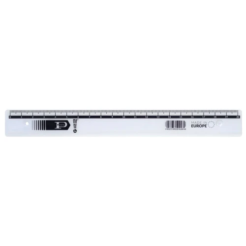 Linijka plastik 20cm Memobe (ML104-00)