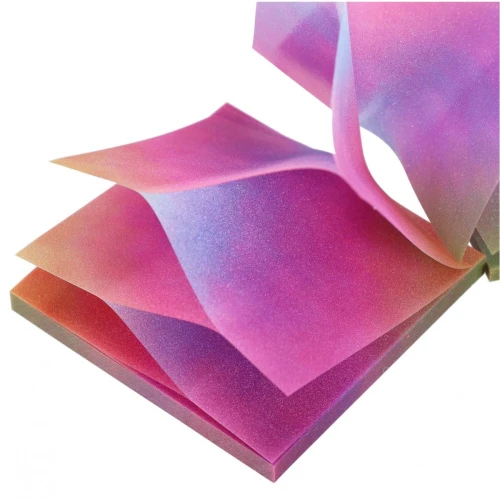 Notes samoprzylepny (karteczki) Transparentny ombre fioletowy mix 100k [mm:] 75x75 Starpak (576522)