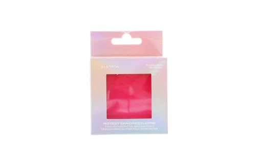 Notes samoprzylepny (karteczki) Transparentny ombre mix [mm:] 75x75 Starpak (576517)