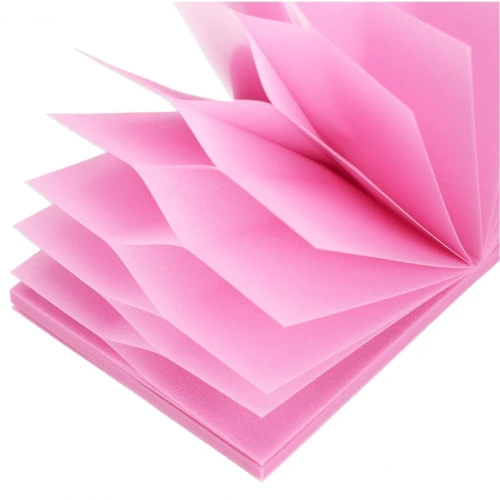 Notes samoprzylepny (karteczki) Transparentny brokat Liliowy mix 100k [mm:] 75x75 Starpak (576528)