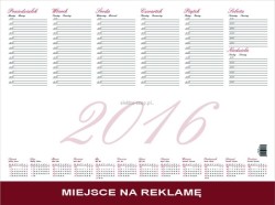 Kalendarz biurkowy 2027 biuwar 550mm x 410mm Wydawnictwo Wokół Nas (1249)