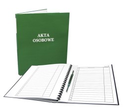 Teczka do akt osobowych A4 niezadrukowana ABCD mix Warta (339-140)