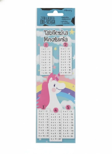 Zakładka do książki JEDNOROŻEC Tabliczka mnożenia Henry (5905701486748)