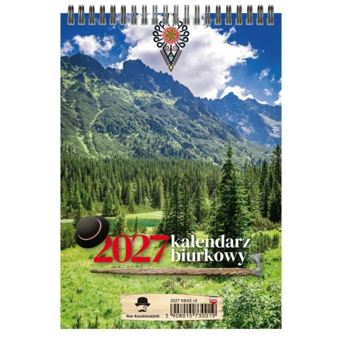 Kalendarz biurkowy tygodniowy pionowy A5 Pan Kalendarzyk (KBA5)