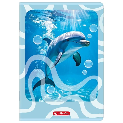 Zeszyt A5 Animals 32k. 70g linia podwójna Herlitz (400206382)