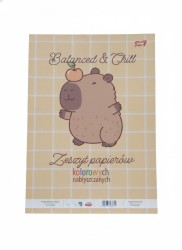 Zeszyt A4 papierów kolorowych 10k. Unipap