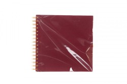 Album tradycyjny do zdobienia BORDOWY - faktura płótna, 205x205mm, 30 kartek Galeria Papieru (256025)