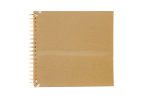 Album tradycyjny do zdobienia BEŻOWY - faktura płótna, 245x230mm Galeria Papieru (256032)
