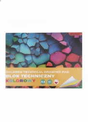 Blok techniczny A3 mix 10k Starpak (589541)