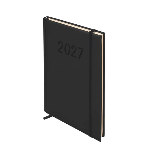 Kalendarz książkowy (terminarz) 2027 COLORFIX tygodniowy A5 Antra (czarny)