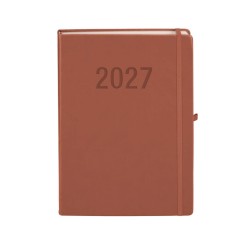Kalendarz książkowy (terminarz) 2027 MEMOFIX dziennyy A4 Antra (mocha mouse)