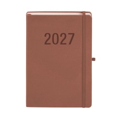 Kalendarz książkowy (terminarz) 2027 MEMOFIX dzienny B5 Antra (MOCHA MAUSSE)
