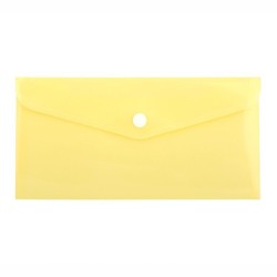 Teczka plastikowa na zatrzask Pastel DL żółty Biurfol (TKP-DL-03)
