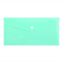 Teczka plastikowa na zatrzask Pastel DL zielony Biurfol (TKP-DL-04)