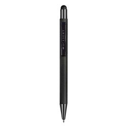 Długopis standardowy TOUCHPAD metalowy wkład czarny 0,7mm Interdruk (żelowy)