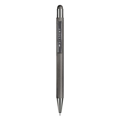 Długopis standardowy TOUCHPAD metalowy wkład czarny 0,7mm Interdruk (żelowy)