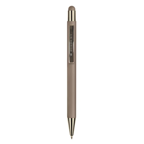 Długopis standardowy TOUCHPAD metalowy wkład czarny 0,7mm Interdruk (żelowy)