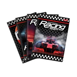Zeszyt A5 Racing Team 32k. 70g podwójna linia kolor Unipap