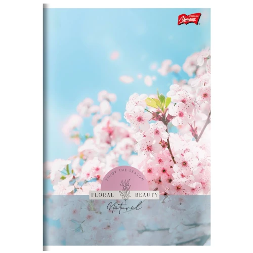 Zeszyt A5 Floral Beauty 60k. 70g krata Unipap