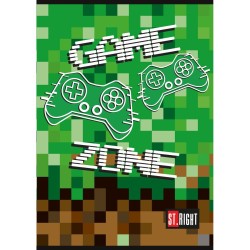 Zeszyt A5 GAME ZONE 32k. 70g linia podwójna kolorowa Unipap