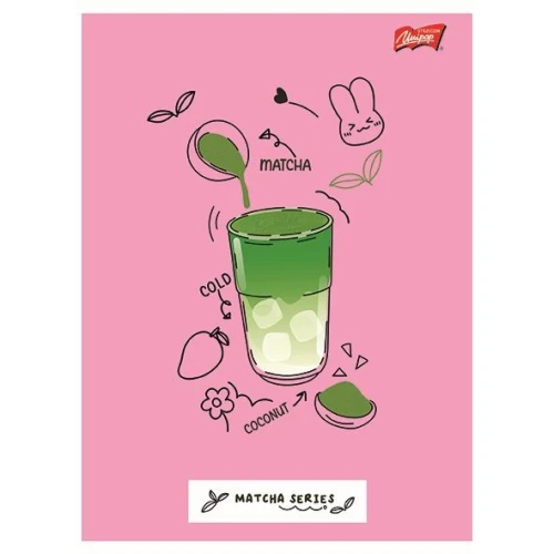 Zeszyt A5 Matcha Mood 32k. 70g krata Unipap