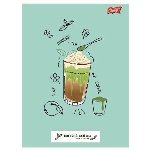 Zeszyt A5 Matcha Mood 32k. 70g krata Unipap