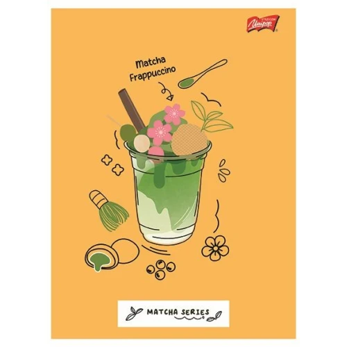 Zeszyt A5 Matcha Mood 32k. 70g krata Unipap
