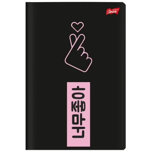 Zeszyt A5 K-POP VIBES 60k. 70g krata Unipap