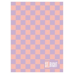 Zeszyt A5 CHECKERED VIBE 32k. 70g krata Unipap