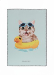 Zeszyt A4 PP koty 60k. linia Narcissus