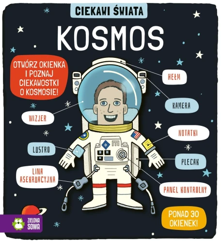 Książka dla dzieci Ciekawi świata. Kosmos Zielona Sowa