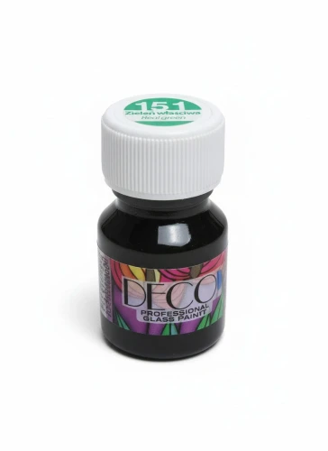 Farba do malowania na szkle kolor: zielony 30ml 1 kolor. Renesans (151)