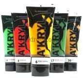 Farba akrylowa kolor: zielona 100ml Renesans (45)
