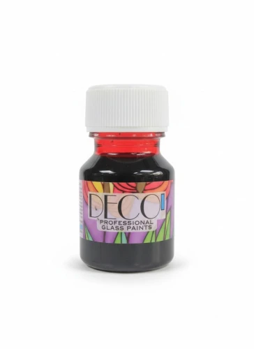 Farba do malowania na szkle kolor: karmin 30ml 1 kolor. Renesans (132)