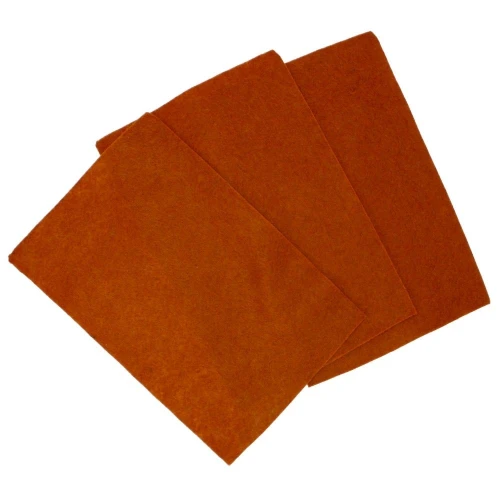 Ozdoba filcowa 20x30x5szt brąz 20x30 Craft with Fun (439311)