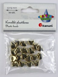Koraliki kreatywne Craft-Fun Series lustrzane serca Titanum (25BJ033109)