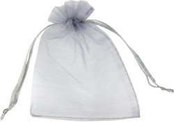 Organza Craft-Fun Series Woreczki z organzy szare Titanum (25BJ033127-4)