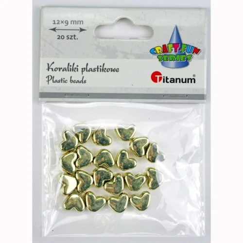 Koraliki kreatywne Craft-Fun Series lustrzane serca Titanum (25BJ033111)