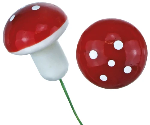 Ozdoba styropianowa Craft-Fun Series muchomor na druciku Titanum (20CR0312-63)