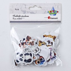 Naklejka (nalepka) Craft-Fun Series wesołe zwierzątka Titanum (25QS0901-6)