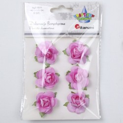 Ozdoba papierowa Craft-Fun Series róże na druciku Titanum (25YX0902-12)